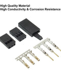 Pro RC Servo Connector Kit with high-quality male and female pins showcasing conductivity and corrosion resistance.