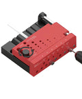 Center Locator Drill Guide Jig For DIY Projects, Precision Dowel Drill Guide with adjustable holes, ideal for model building and crafts.