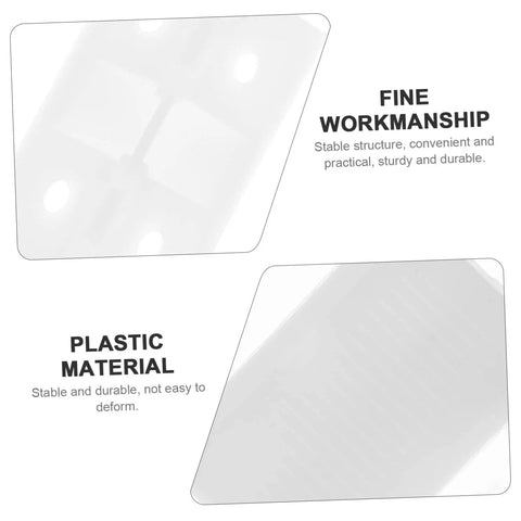 Heavy Duty Corner Bracket Set With Slick Edge Caps For Rock Solid Furniture Repair And No Sweat Wall Mounting Tasks Throughout Kitchen Bathroom Workshop showcasing fine workmanship and durable plastic material.