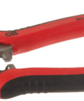 Heavy Duty 8-Inch Cable Cutter With High Leverage One Hand Design For Precision Cutting Soft Copper Aluminum Wire Battery Cable Hoses And Control Line Sturdy Steel Blades Tough Durable Grip Handy Tool