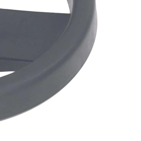 Close-up of Plastic Lathe Hand Wheel 160 mm with Revolving Handle, featuring smooth black plastic design for precise control