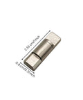 Real Deal Heavy Duty Rotary Hinge Shaft With Damping Joint Connector For Infinite Position Adjustment and Zero Sweat Custom Panel Fitting for Shop Fabrication and Instrument Housing Upgrades, 2.55cm x 0.8cm metal.