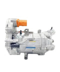Straight Shooter Electric Air Conditioning Compressor Fits Mercedes Cla C118 Eqa 2015 Through 2020 Esba34C, silver aluminum housing detail.