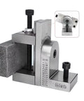 Versatile EDM Dedicated Fixture With 360 Degree Swivel Clamp For Fixed Workpiece Fast Wire Platen Bracket Heavy Duty Wire Cutting Vise All Metal Tool Accessory For Precise Machining And Wire EDM Jobs, showing side view with clamp mechanism.