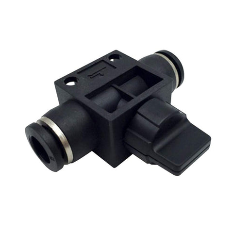 Push To Connect Air Control Ball Valve For 6mm Tube OD Pneumatic Flow Control Fitting Hand Valve Union Adapter Air Line Fitting