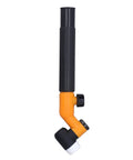Air Cooled Welding Torch Head With 360 Degree Swivel Neck, One Handed Operation, side view showing rotating head.