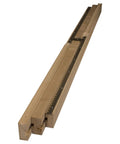 Premium Wooden Table Expansion Slide Kit, 50 Inch Equalizer Rails For Pedestal Dining Tables with smooth glide mechanism.