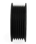 Heavy Duty Timing Belt Tensioner Pulley Drive Idler Kit V6 Serpentine System For 3.6L black ribbed pulley close-up