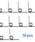 Torsion Springs Kit 15 Pieces 90 Degree V Shaped Wire Diameter 1.2mm For Home Repair And DIY Projects Durable Spring Steel 10 pcs visible