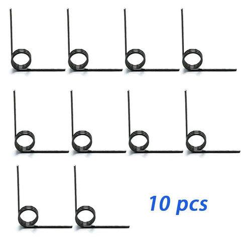 Torsion Springs Kit 15 Pieces 90 Degree V Shaped Wire Diameter 1.2mm For Home Repair And DIY Projects Durable Spring Steel 10 pcs visible