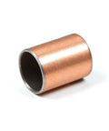 Ready To Drop Single Sleeve Bearing 20 Millimeter Bore By 23 Millimeter Wrap By 30 Millimeter Long Oilless Plain Bushing close-up.