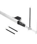 Telescoping Measuring Tram Gauge For Auto Body And Car Repair 10 Feet High Precision Aluminum Ruler Portable Frame Machine Measuring Tool With Metric And American Standard Markings Lightweight Durable Construction, with pointer rods