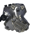Close-up of Heavy Duty High Pressure Fuel Pump For Dodge Ram 5.9L Cummins 2003 To 2007 showing metal construction and connectors.