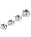 Four Claw T Nuts 20Pcs Zinc Plated M2 Blind Insert Tee Nut for Wood Furniture and Speaker Enclosures