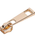 Light gold zipper pull from 5 Piece Zipper Sliders Set For Quick On The Go Fixes Detachable Reusable Zipper Pulls Replacement Kit
