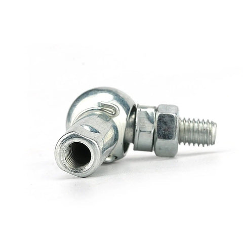 Heavy Duty Right Angle Rod End Bearing With Ball Head Joint M5 M6 M8 M10 CS8 CS10 CS13 CS16 For Machinery And Automation Gear No Nonsense Built To Last Low Noise Anti Corrosion Steel Ball Joint Long Service Life, silver steel