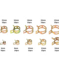 Premium 165 Piece Stepless Spring Hose Clamp Kit Ranging From 6Mm To 22Mm For Fuel Water Lines Air Tube Hoses Ultimate Fastener Assortment Set For Any Car Tune Up Or Diy Plumbing Job You Need. stainless steel 6mm to 22mm hose clamps, assorted sizes