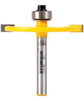 Slot Cutter Router Bit With Three Sixteenth Inch Height Three Fourths Inch Depth And One Quarter Inch Shank For Precise Grooves And Joinery