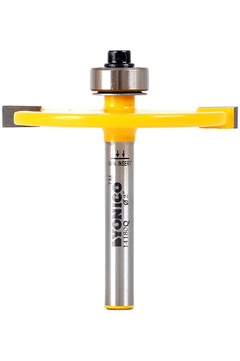 Slot Cutter Router Bit With Three Sixteenth Inch Height Three Fourths Inch Depth And One Quarter Inch Shank For Precise Grooves And Joinery