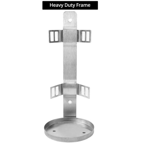 Two Pack Stainless Steel Fire Extinguisher Brackets, 5.5 Inch Diameter For 5 Pound Extinguishers, Built Like A Tank, Quick Release Snap