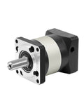 Precision Planetary Gear Reducer Plf040 With Four To One Ratio For Fifty And Hundred Watt Servo Motors Plus Seventeen And Forty Two Mm Stepper Drives, compact design.