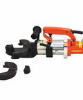 Buy This Electric Hydraulic Rebar Bender Tool For Heavy Duty Jobs On Construction Sites Or Diy Projects Bend Up To 1 Inch Steel Bars With Ease Using Portable Machine Features Aluminum Body And Powerful Motor Perfect For Professionals.