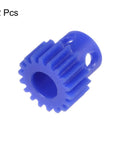 2 Pack 18T Spur Gear For RC Cars 8mm Bore Pinion Gear Mod 1 Plastic Motor Gear Replacement Parts