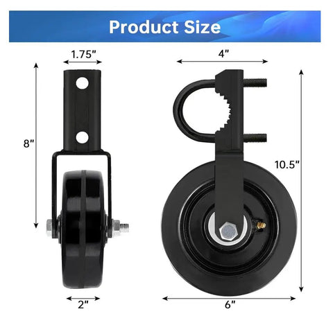 Beefed Up Heavy Duty Farm Gate Wheel 6 Inch By 2 Inch Rubber 1200 Lb Capacity Heat Resistant Multi Surface Plate Mount Gate Roller
