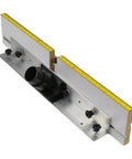 Pro Grade Cast Iron Router Table Extension With Tough As Nails Phenolic Plate And Precision Fence, 27x16 in, stable routing and jig work.