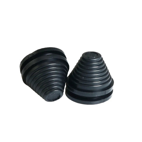 4 Pack Tower Shaped Rubber Gaskets For 1 Inch Inner Diameter Cable Glands Black Firewall Seals shown in pairs