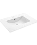 36 Inch Ceramic Vanity Sink Top With Top Mount Installation And Integrated Bowl Scratch Resistant Non Porous Ceramic Surface Durable And Easy To Clean