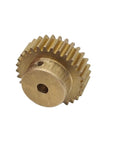 Beefy Copper Spur Gear 51 Teeth 51T 5mm Tooth Thickness 37mm Diameter 12mm Total Thickness 25mm Step Diameter 3mm Bore