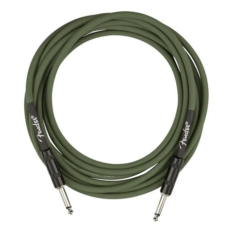 Champion 50 II Guitar Amplifier Bundle With 13 Foot Joe Strummer Instrument Cable Straight Drab Green coiled view