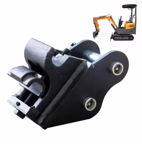 Fast Swap Quick Hitch For Mini Excavators And Backhoes, Fits 1 To 1.5 Ton Machines, 90mm Span And 25mm Hole, Quick Change Coupler