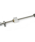 Top Tier T8 Lead Screw Kit With 2mm Pitch And 8mm Diameter For Smooth 3D Printer CNC Upgrades Including Universal Mounting Hardware For Horizontal Vertical Use, T8 lead screw assembly with couplers and support bearings