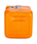No Sweat Five Point Five Gallon Square Jug Bundle In Loud Orange featuring a robust heavy duty plastic jug with an ergonomic design.