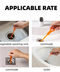 Hands using a flexible drain snake in various sinks and toilets for clogs, part of Real Heavy Duty Sink Plunger Paired With Three Flexible Drain Snakes To Knock Out Stubborn Clogs Fast Without Any Drama For Smooth Flow In Bathrooms Kitchens And Showers Solid Gear.