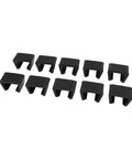 Outdoor Furniture Clips Set ABS Sofa Fastener Clamps For Garden Sectional Couches And Chairs Easy Tool Free Install Prevents Movement Durable Weather Resistant Connection For Stable All Day Use. Set of 10 black clips.