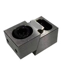 Premium Cnc Multi Station Wedge Type Clamping Block parallel side mounted machine vise showing a heavy duty steel construction.
