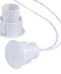 Top Shelf Recessed NC Magnetic Door And Window Contact Sensors, No Fuss Reed Switches For Burglar Alarms, Crisp White Five Pack, Solid Fit For Your Home Security Setup.