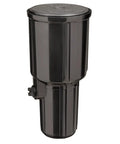Top Shelf Pulse Pop Up Impact Sprinkler Head Replacement For Nailing Yard Irrigation Projects With Heavy Duty Build And Slick Swivel Action Perfect For Killing Dry Spots Fast With 35 Foot Spray Reach And Pressure Ready Design in black color.