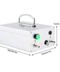 Goat Milking Vacuum Pump Portable 48W 12V Electric Milker With Large Suction Pulsator, durable aluminum housing, farm ready.