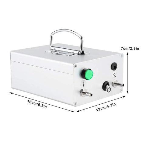 Goat Milking Vacuum Pump Portable 48W 12V Electric Milker With Large Suction Pulsator, durable aluminum housing, farm ready.