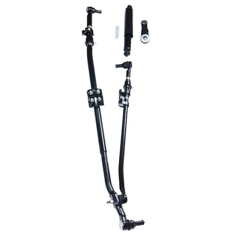 Beefed Up Steering Linkage Assembly Replacement For 2003 2013 Ram 2500 3500 And 2006 2008 Ram 1500 4WD Tie Rod Drag Link Pitman Arm Kit OE Part 05154661AD 5154661AC, black steel parts