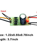 Three Pack AC DC Converter Kit 6V 12V 24V To 12V 6V Full Bridge Rectifier Filter Power Supply Module for Model Trains