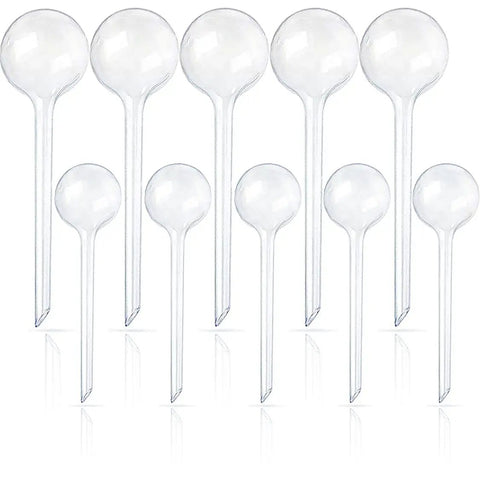 Clear Plant Watering Globes Set Of 10