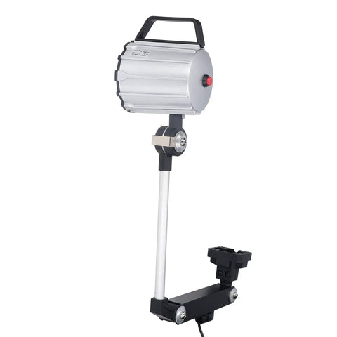 Sungooyue 24V Led Work Light, 12 Watt Machine Lamp with a foldable telescopic arm and aluminum shell for workshop use.