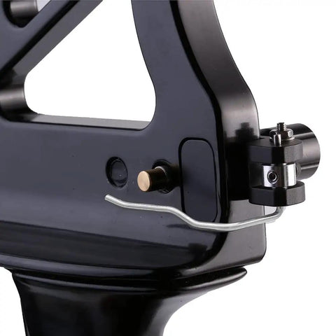 Close-up of Archery Cushion Plunger and Arrow Rest Magnetic Adjustable for Bow Riser showing mounting detail and smooth finish