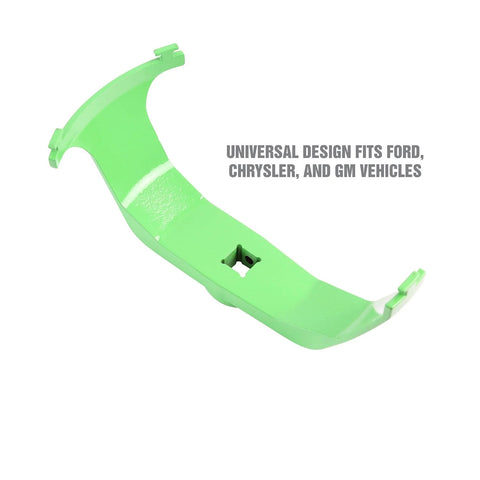Fuel Tank Lock Ring Tool For Ford Chrysler And GM Vehicles Works With One Half Inch Drive Ratchets Or Breaker Bars Green