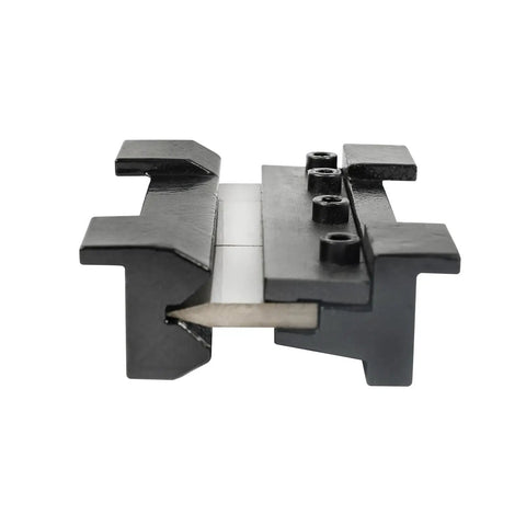 5 Inch Magnetic Vise Mount Metal Brake Bender For DIY Metalworking And Small Box Fabrication, Bends 14 Gauge Steel And One Eighth Inch Aluminum, Quick Release Clamp With Removable Fingers
